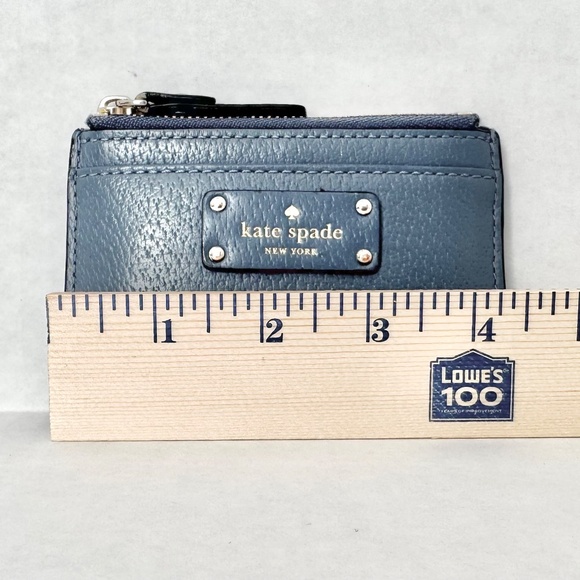 KATE SPADE New York Coin Purse-Cardholder Wallet-Blue - Picture 3 of 11